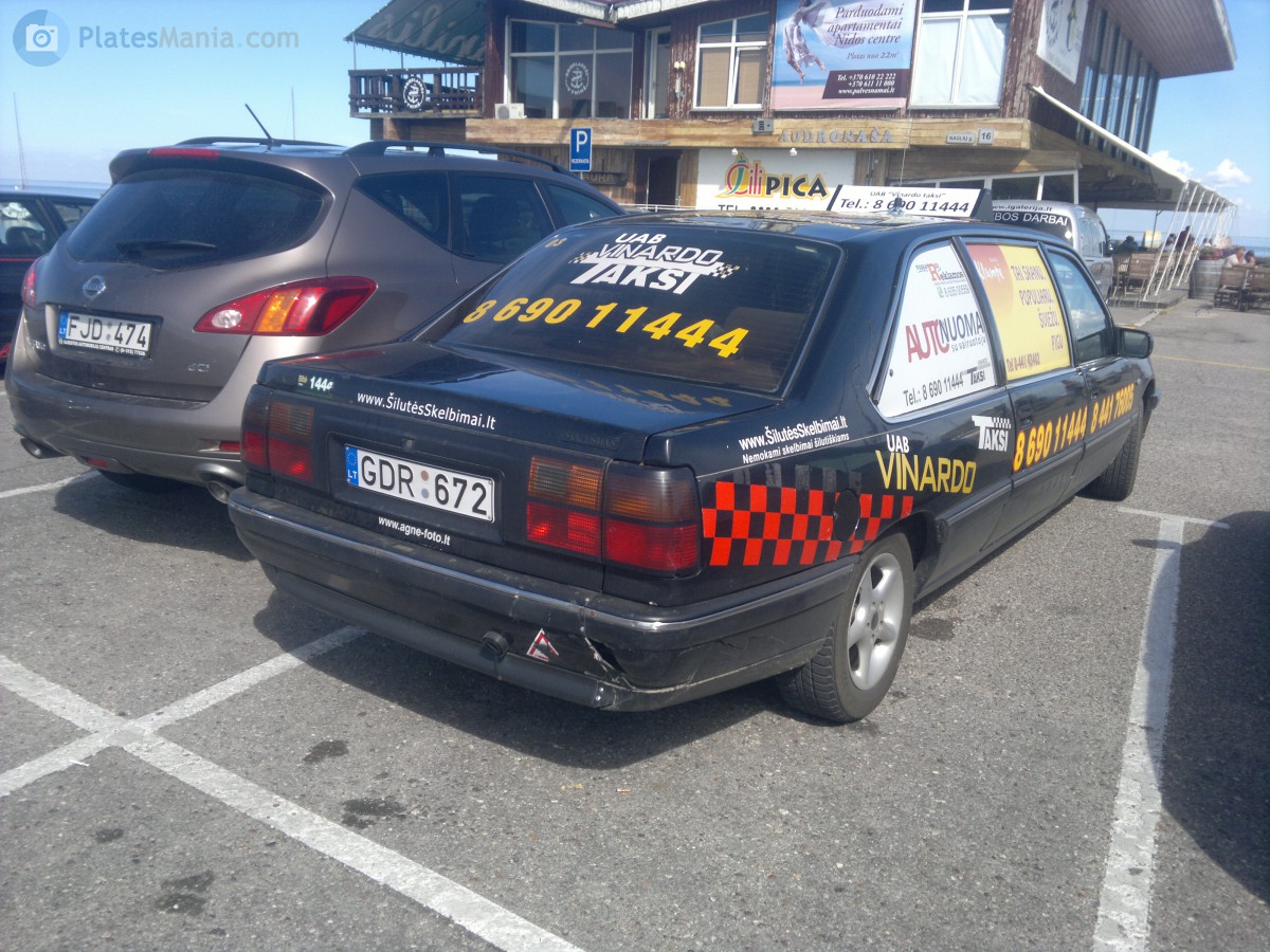 GDR 672, Vauxhall Senator 2nd gen (B), 1987–1993