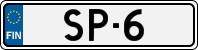 License plate of Finland, Cars
