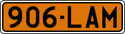 License plate of Finland, Special vehicles
