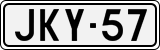 License plate of Finland, Cars