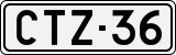 License plate of Finland, Cars