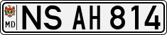 License plate of Moldova, Cars (1992)