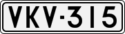 License plate of Finland, Cars