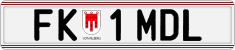 License plate of Austria, Regular plates