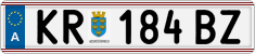 License plate of Austria, Regular plates