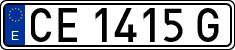 License plates of Spain, 1971 year series