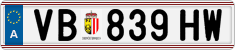 License plate of Austria, Regular plates
