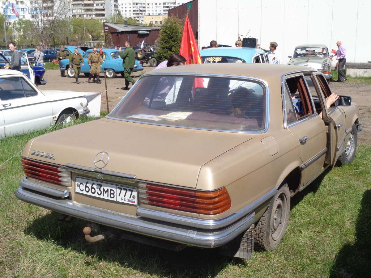 с 663 мв 777, Mercedes-Benz S-Klasse 3rd gen (W116/V116), 1972–1980