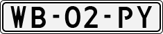 License plate of the Netherlands, Trailers