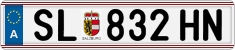 License plate of Austria, Regular plates