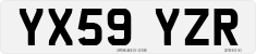 License plate of the United Kingdom, 2001 year system