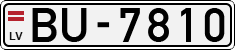 License plate of Latvia, Regular car plates