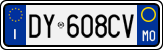 License plate of Italy, Cars (1994 year series)