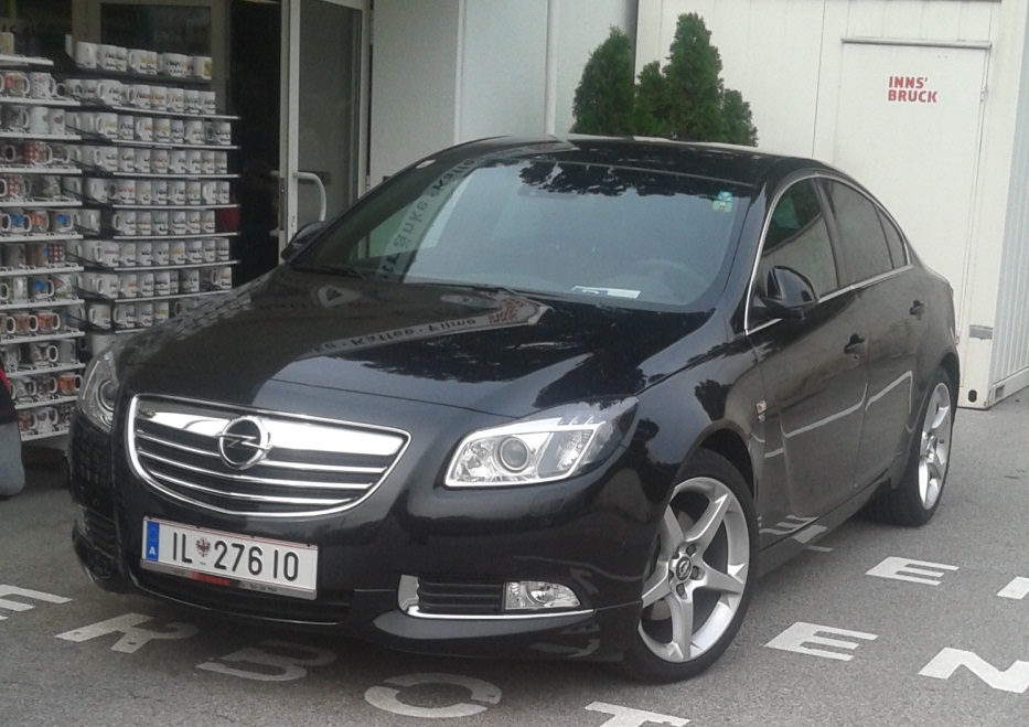 IL 276 IO, Opel Insignia 1st gen Sedan/Liftback (A; G09), 2008–2013