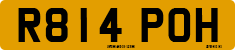 License plate of the United Kingdom, 1983 year system