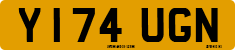 License plate of the United Kingdom, 1983 year system
