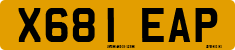 License plate of the United Kingdom, 1983 year system
