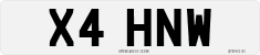 License plate of the United Kingdom, 1983 year system