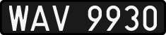 License plates of Poland, 1976 year system