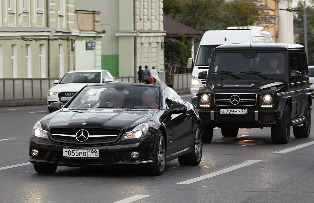 т 055 рв 199, Mercedes-Benz SL-Klasse 5th gen (R230), facelift, 2008–2011