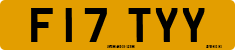License plate of the United Kingdom, 1983 year system