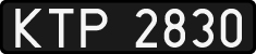 License plates of Poland, 1976 year system