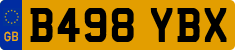 License plate of the United Kingdom, 1983 year system