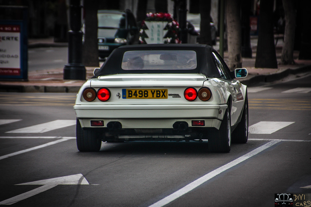B498YBX, Ferrari Mondial 1st gen Cabriolet (F108), 1983–1993