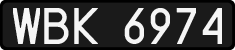 License plates of Poland, 1976 year system