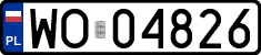 License plates of Poland, Regular car plates