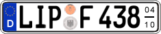 German license plate, Seasonal plates