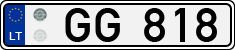 License plate of Lithuania, Trailers