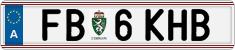 License plate of Austria, Regular plates