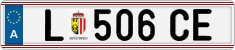 License plate of Austria, Regular plates
