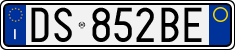 License plate of Italy, Cars (1994 year series)