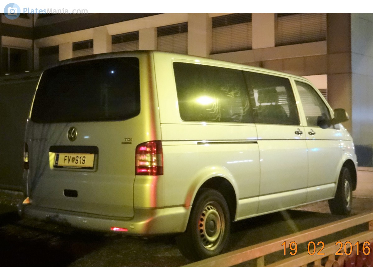 FV 919, Volkswagen Transporter 5th gen Van (T5) (7E/7H), facelift, 2009–2015