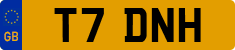 License plate of the United Kingdom, 1983 year system