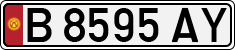License plate of Kyrgyzstan, Private owners (1994)