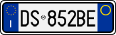 License plate of Italy, Cars (1994 year series)