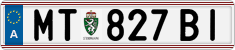 License plate of Austria, Regular plates