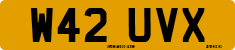 License plate of the United Kingdom, 1983 year system
