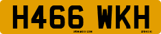 License plate of the United Kingdom, 1983 year system