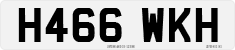 License plate of the United Kingdom, 1983 year system