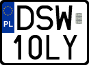 License plates of Poland, Regular car plates