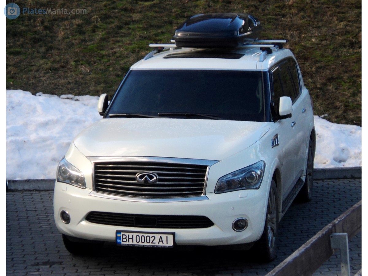 BH 0002 AI, Infiniti QX80/QX56 2nd gen QX56/QX80 (Z62), 2010–2017