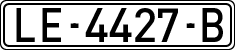 License plates of Spain, 1971 year series