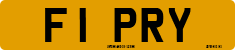License plate of the United Kingdom, 1983 year system
