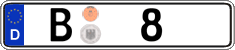 German license plate, Official services and consulates