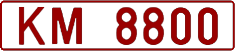 License plate Belarus, Trucks and buses (1992)