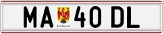 License plate of Austria, Regular plates